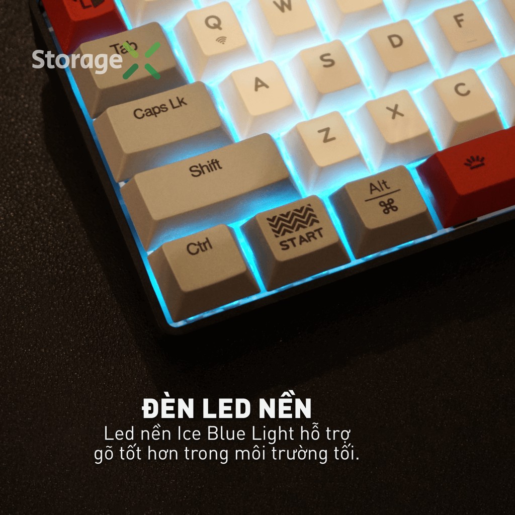 [Chính Hãng] Bàn phím cơ không dây DareU EK871 Grey - White 71 phím , bluetooth , gõ êm , thiết kế gọn gàng | BigBuy360 - bigbuy360.vn