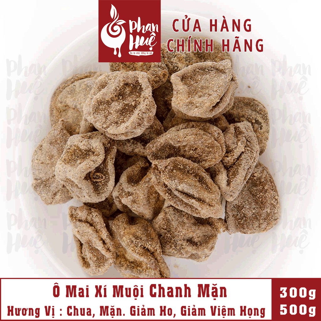 Ô mai xí muội chanh mặn Hà Nội Phan Huệ. Chanh tươi Miền Bắc chọn lọc. Giảm ho, giảm viêm họng cực tốt