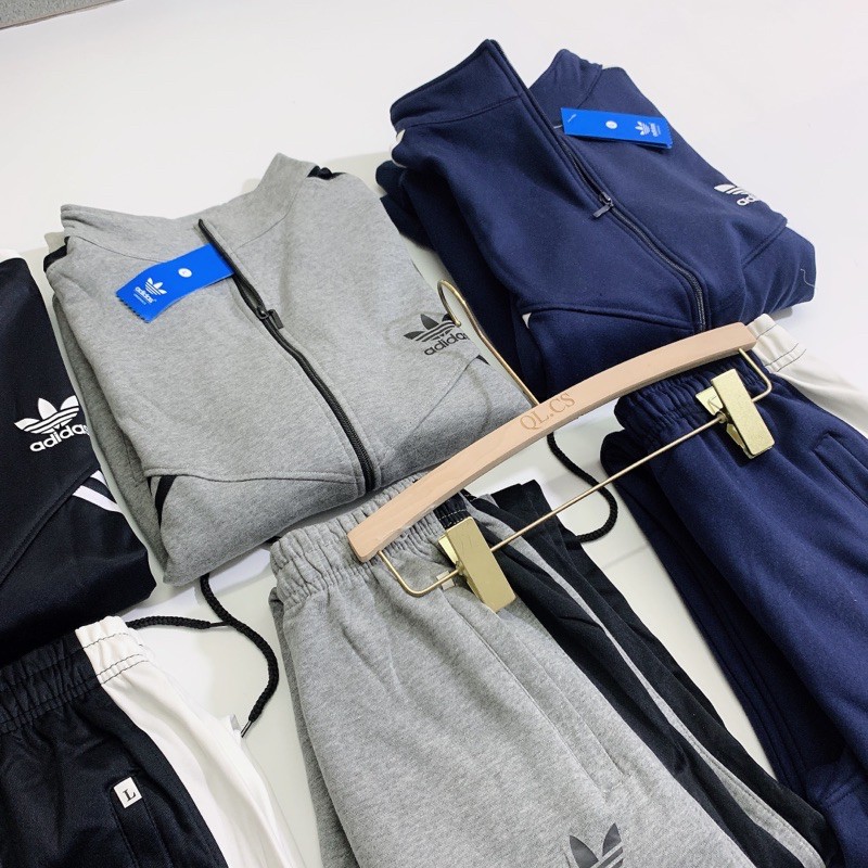 BỘ NAM NỈ BÔNG THỂ THAO 3 SỌC SƯỜN | BigBuy360 - bigbuy360.vn