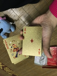 Bộ bài mạ vàng tây