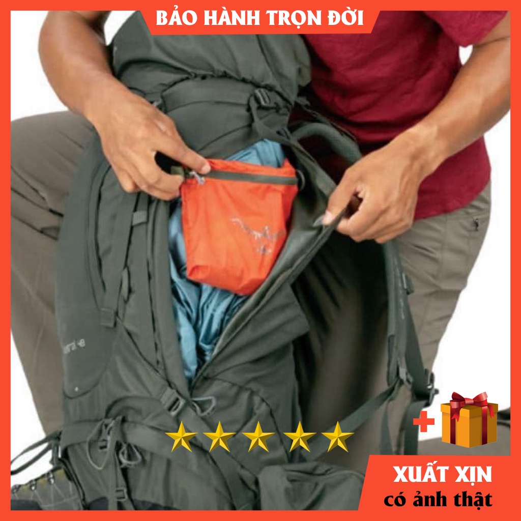 Balo nam du lịch Osprey Kestrel 48 Cao Cấp HÀNG XỊN XUẤT DƯ balo leo núi đi phượt trekking hiking