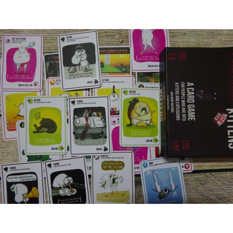 MÈO NỔ - EXPLODING KITTEN - BẢN 18+