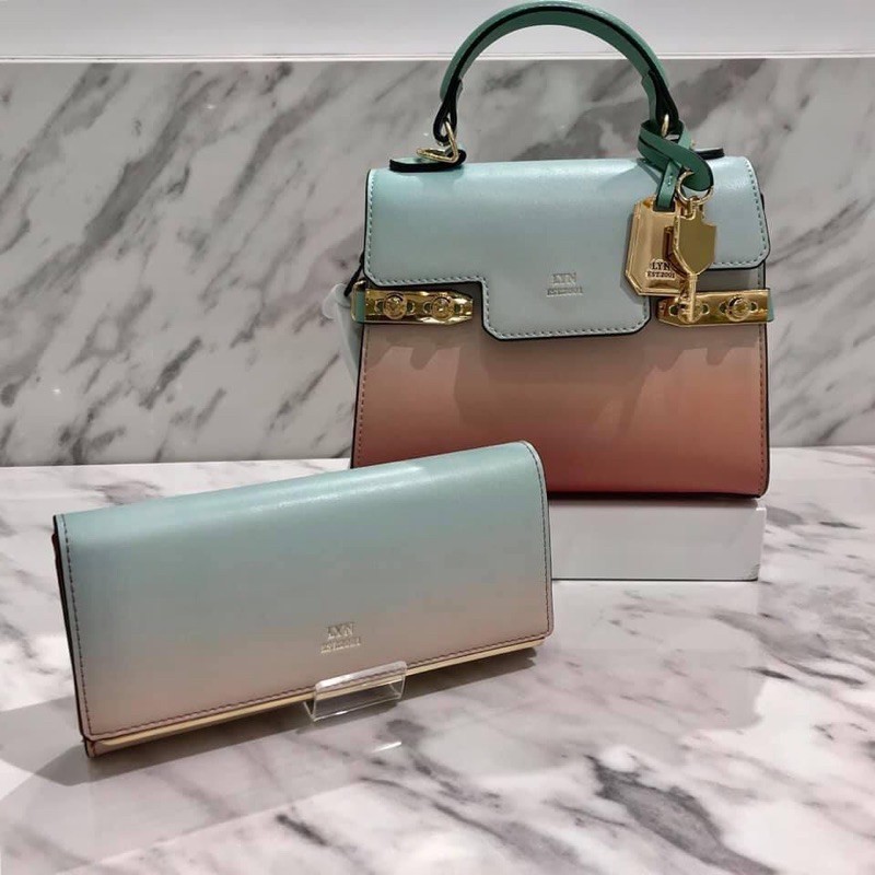 Túi lyn tay cầm loang màu