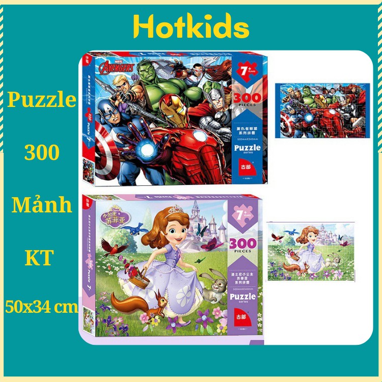 Tranh Xếp Hình 300 Mảnh Hãng Disney/ Đồ chơi xếp hình cho bé/ Tranh ghép hình 300 Miếng/ Jigsaw Puzzle