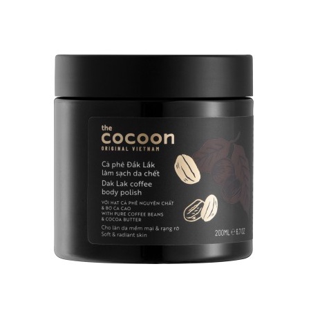 Cà phê Đắk lắk làm sạch da chết COCOON 200ml