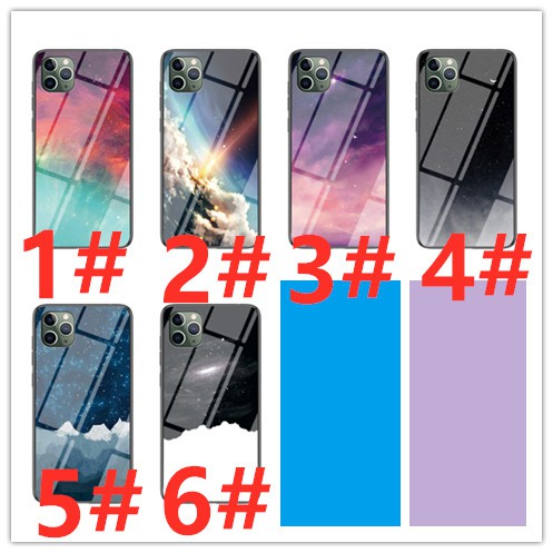 Toughened glass Case For iPhone 6s 7 8 plus X Xs XR 11 Pro Max Cover Casing