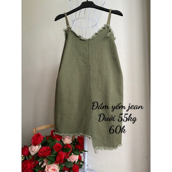 đầm yếm rêu siêu đẹp