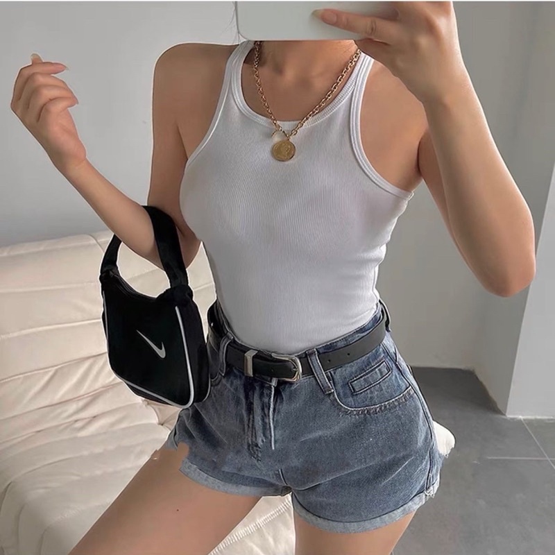 Áo ba lỗ dáng dài 3 màu form nhỏ