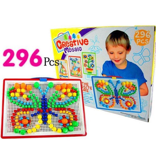 Đồ chơi bộ ghép hình hạt nấm 296 chi tiết