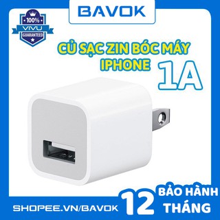 Củ sạc iphone bóc máy dùng cho iphone 6/6Plus 7/7g/8plus/X/XS max - bavok