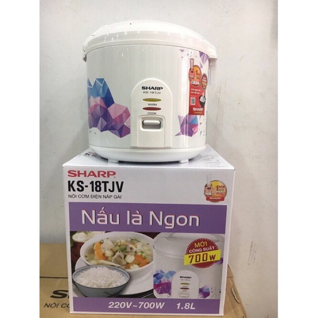 Nồi cơm điện sharp 1.8lit