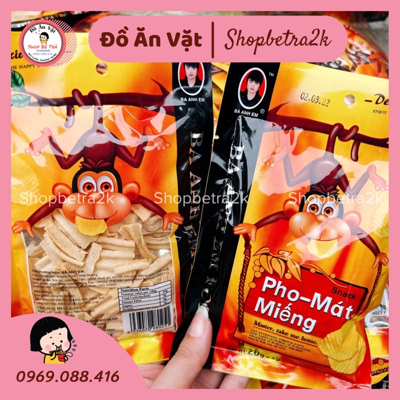 10 gói snack phomat miếng khỉ đột