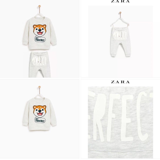 Bộ nỉ zara cáo dư xịn