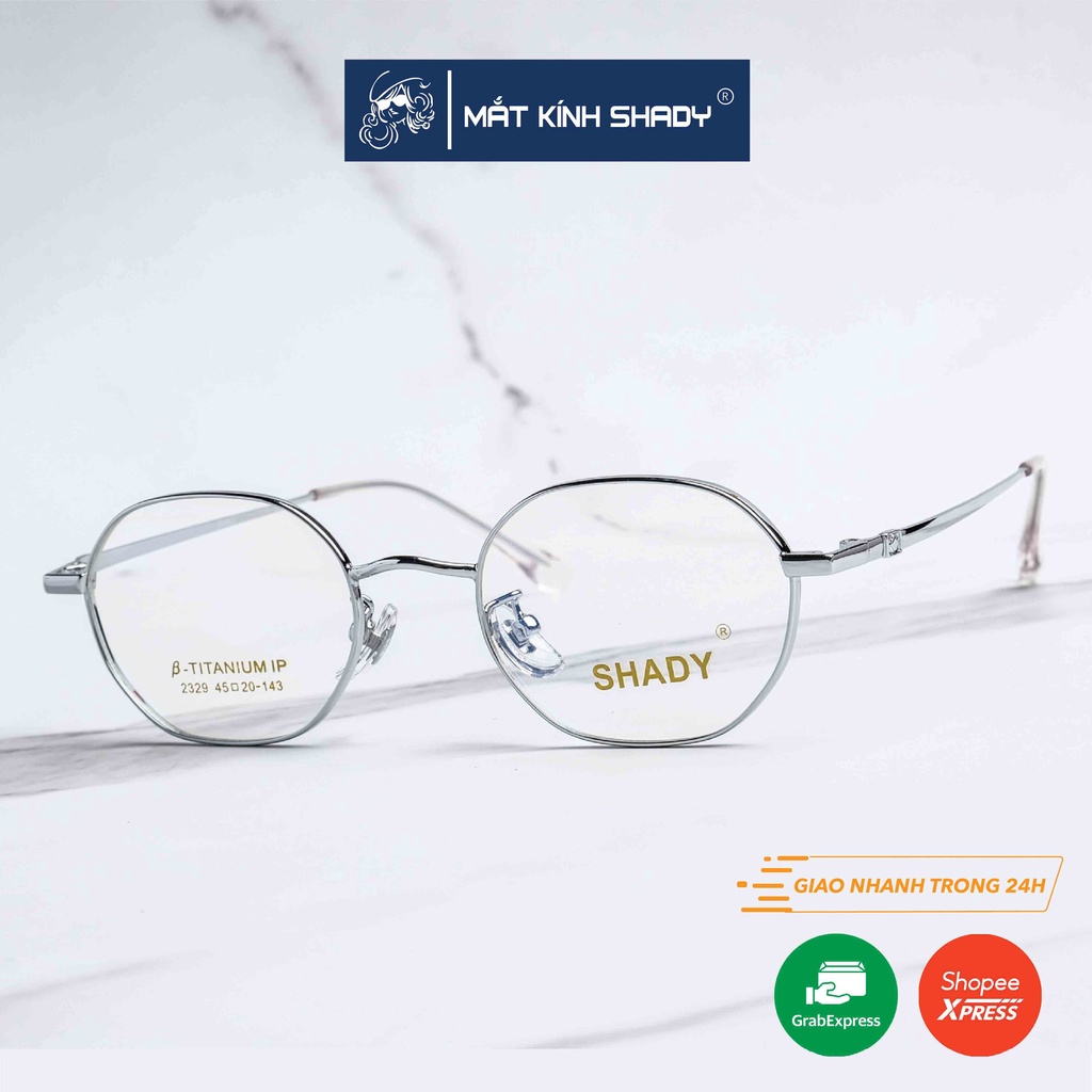 Gọng Kính Cận Titanium Shady Unisex G2301 ( Nhiều màu )