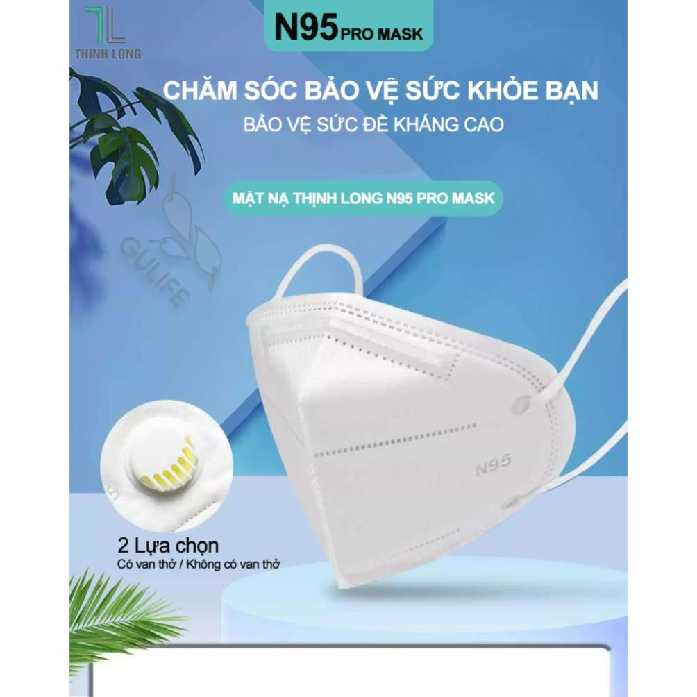 Hộp 5 khẩu Trang Y Tế 5 Lớp N95 Kháng Khuẩn Pro Mask Thịnh Long | BigBuy360 - bigbuy360.vn