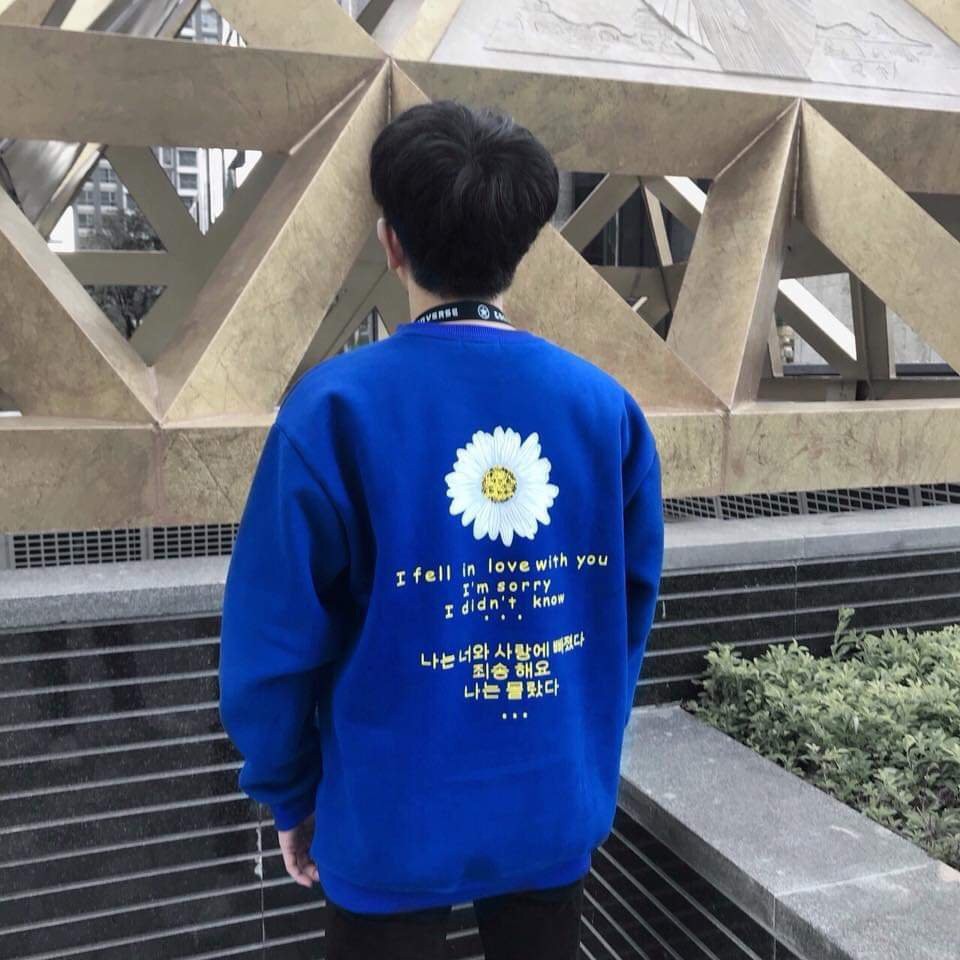 &lt;FREE SHIP&gt; ÁO NỈ SWEATER TAY DÀI DÀY DẶN Y MẪU