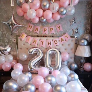 [ Free ship ] Sét Bóng Tông Màu Hồng Bạc [ kèm quà tặng ]