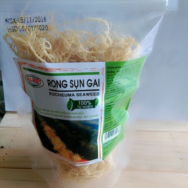 💘 𝑭𝑹𝑬𝑬𝑺𝑯𝑰𝑷 💘 100g rong sủn gai khô - rong biển làm thạch rau câu & nấu chè