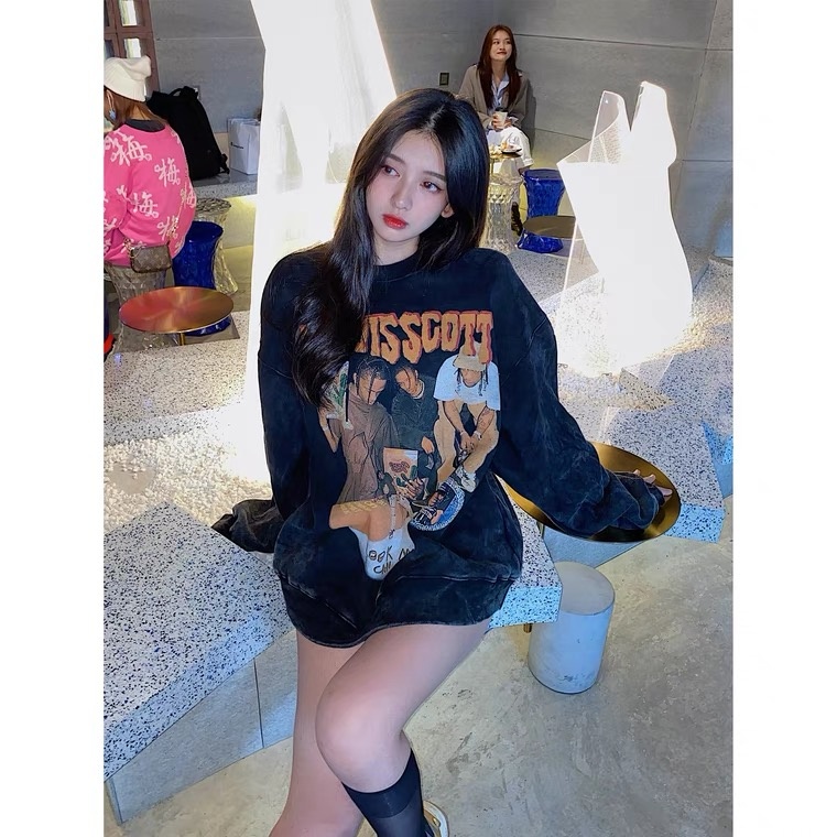 Áo Sweater Travisscott Loang Nam Nữ Form Rộng Unisex Chất  100% Cotton Áo Hoodie - Top Xu Hướng 2021 | WebRaoVat - webraovat.net.vn