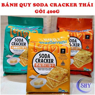 BÁNH QUY SODA CRACKER THÁI GÓI 400G