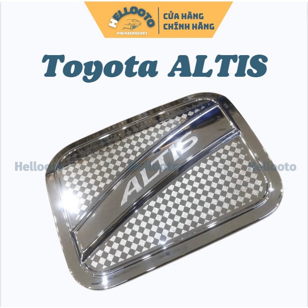 Ốp nắp xăng Toyota Altis 2015 đến 2023 Mạ Crom Cao Cấp chống xước làm đẹp xe
