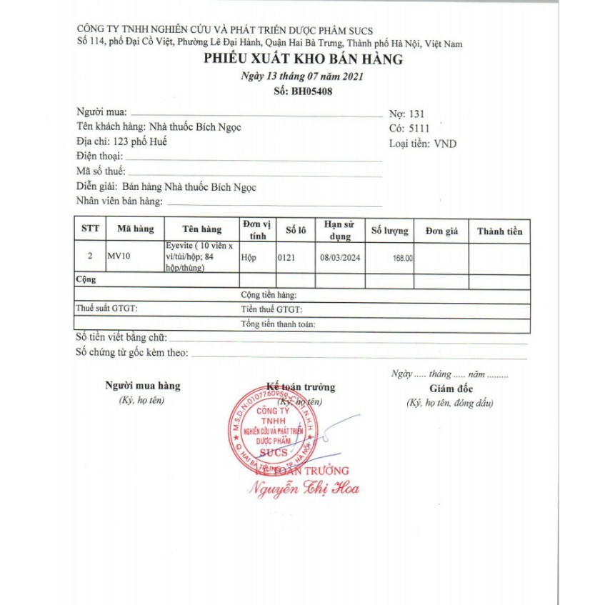 Viên Uống Bổ Mắt Eyevite
