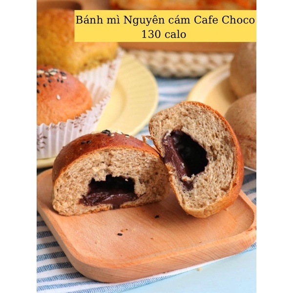 Bánh Mì Nguyên Cám Cafe Choco Eatclean Dành Cho Người Ăn Kiêng