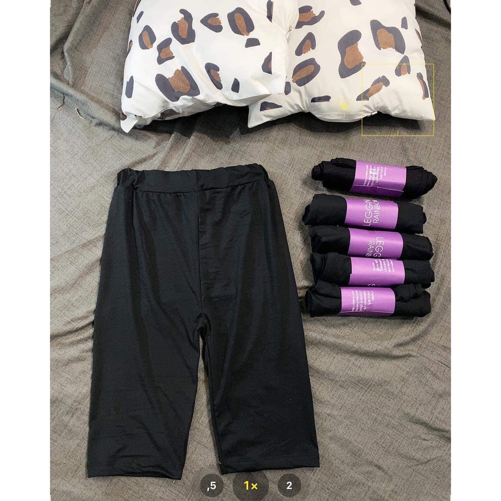 Quần legging lửng quần ngố nữ lửng chun vải cao cấp ôm sát cơ thể