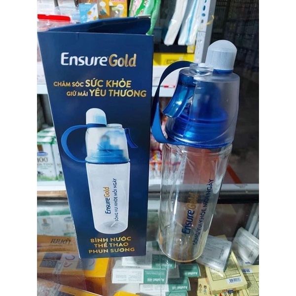 BÌNH NƯỚC THỂ THAO PHUN SƯƠNG - HÀNG KM CỦA ENSURE