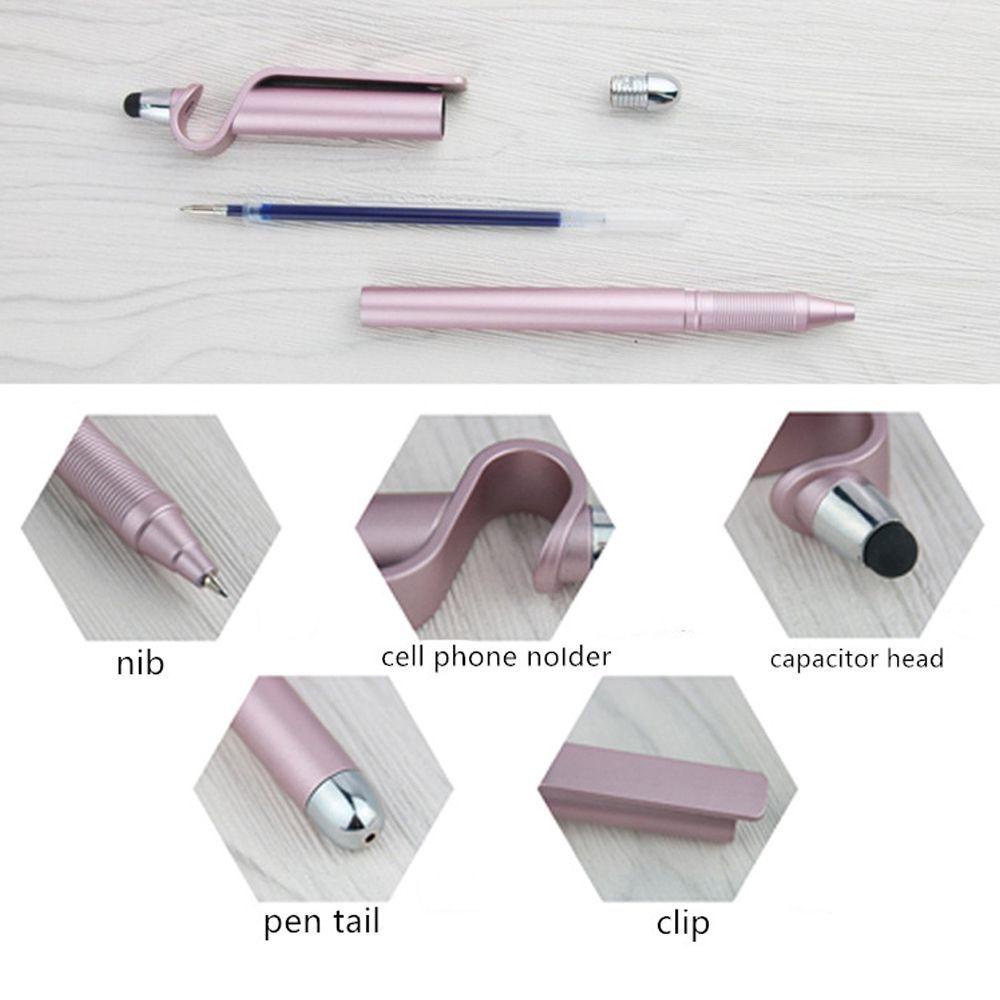 Giá Đỡ Điện Thoại / Bút Cảm Ứng 3 Trong 1 Để Bàn Tiện Dụng