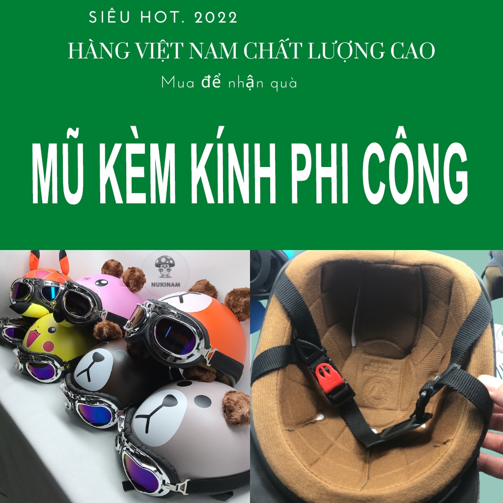 Mũ bảo hiểm Kính Phi Công, Nón bảo hiểm cho giới trẻ Hot 2023