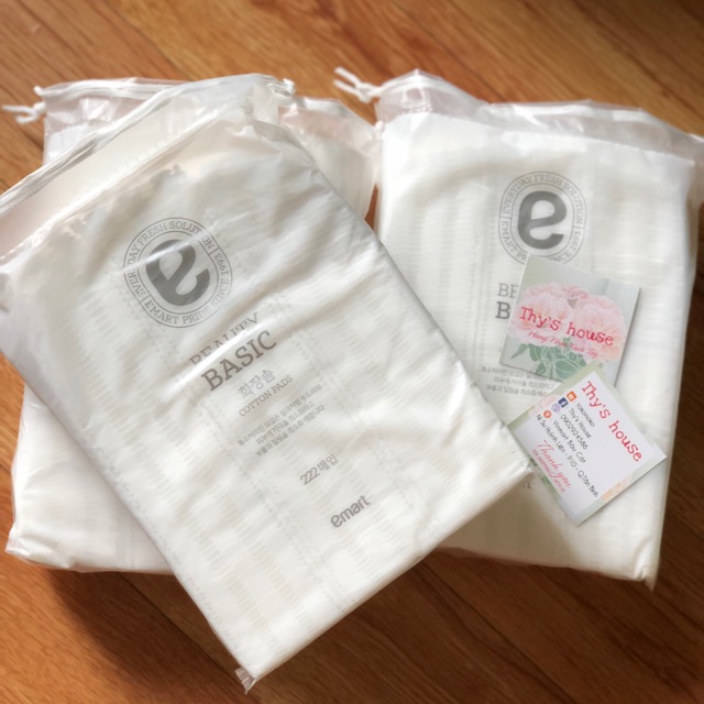 Bông tẩy trang - cotton pad emart 222 miếng