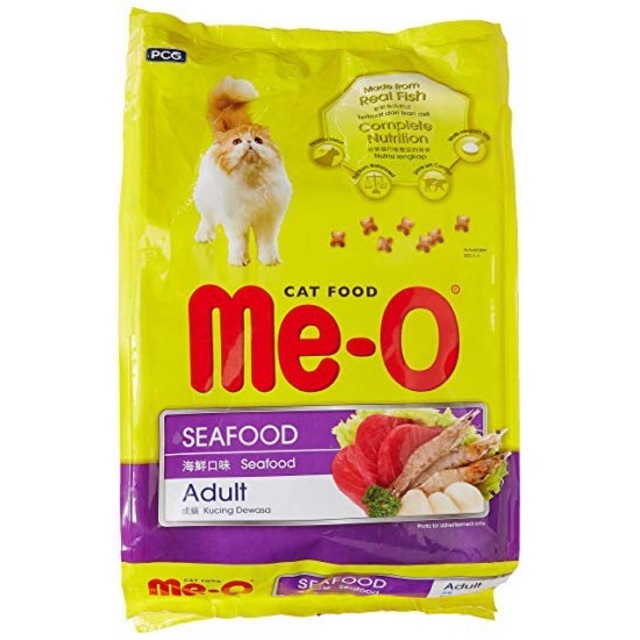 Thức ăn cho mèo Me-O vị hải sản 350g