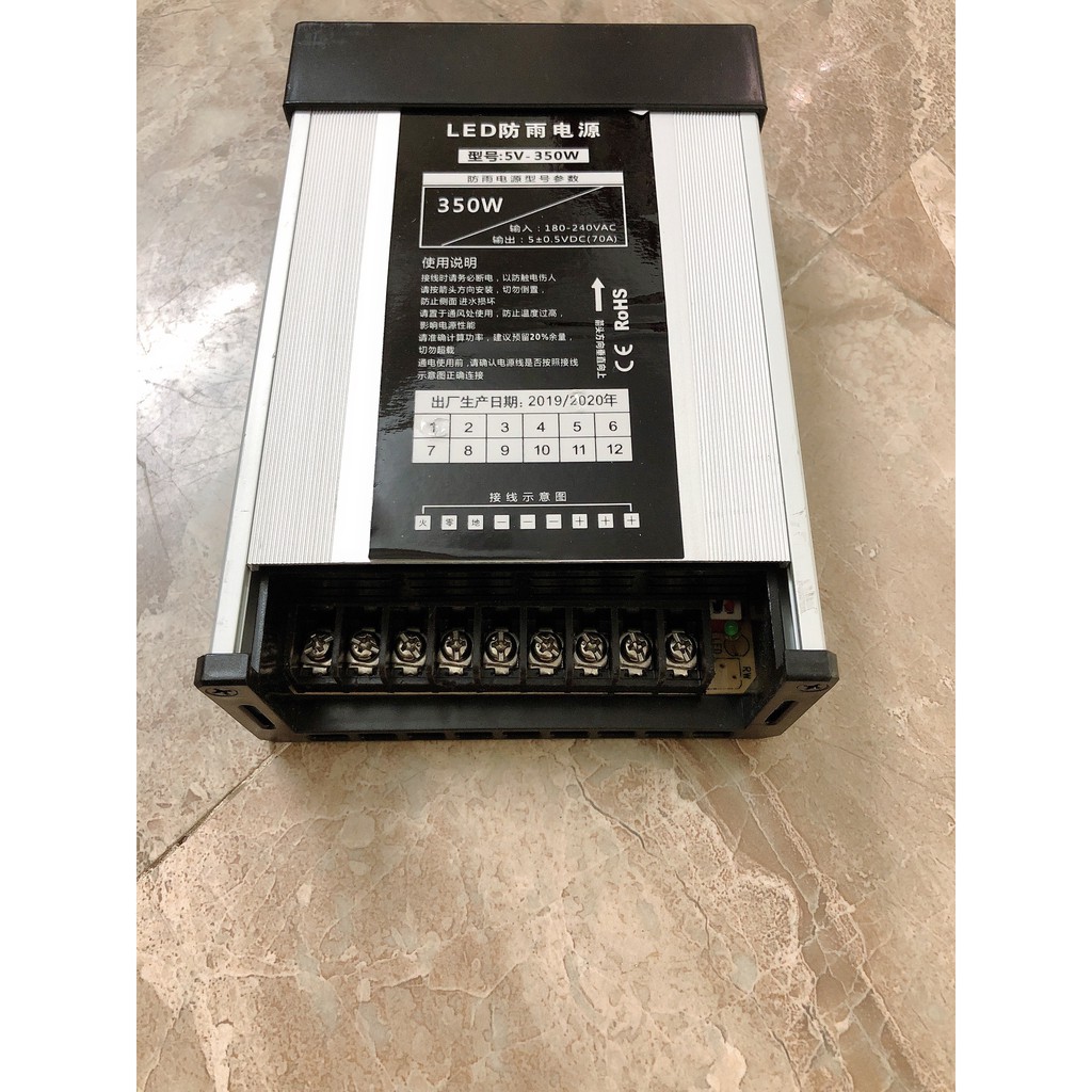 NGUỒN 5V 70A VỎ NHÔM