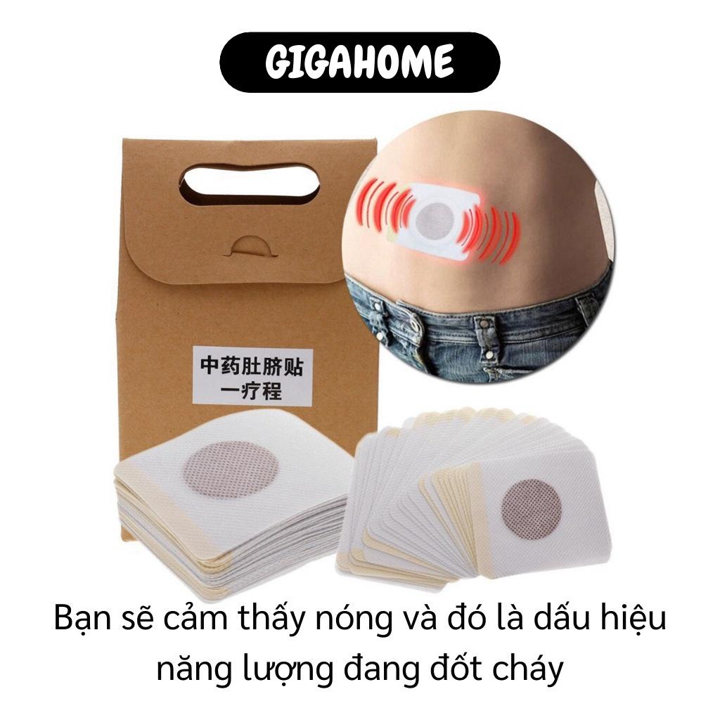 Miếng Dán Giải Độc Tố GIGAHOME Combo 40 Miếng Dán Tan Mỡ Bụng 6586