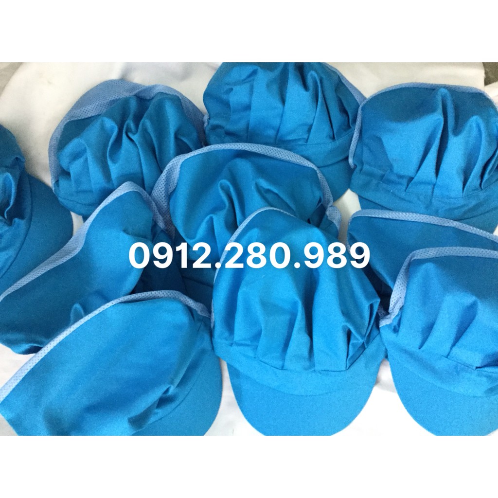 NÓN VẢI LƯỚI TRÙM CÔNG NHÂN THỰC PHẨM