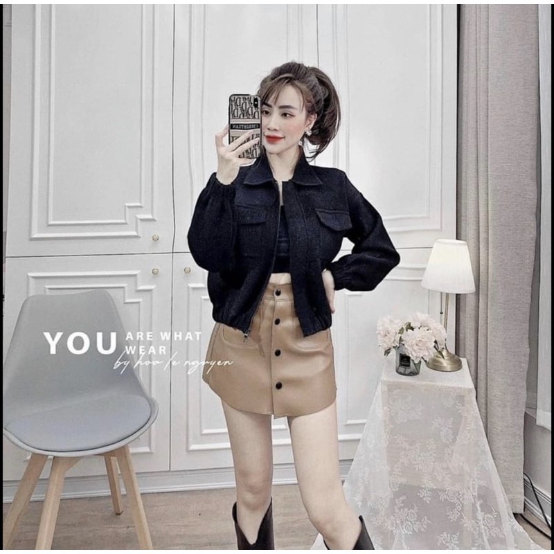 ÁO KHOÁC DẠ CỔ BẺ BO | BigBuy360 - bigbuy360.vn