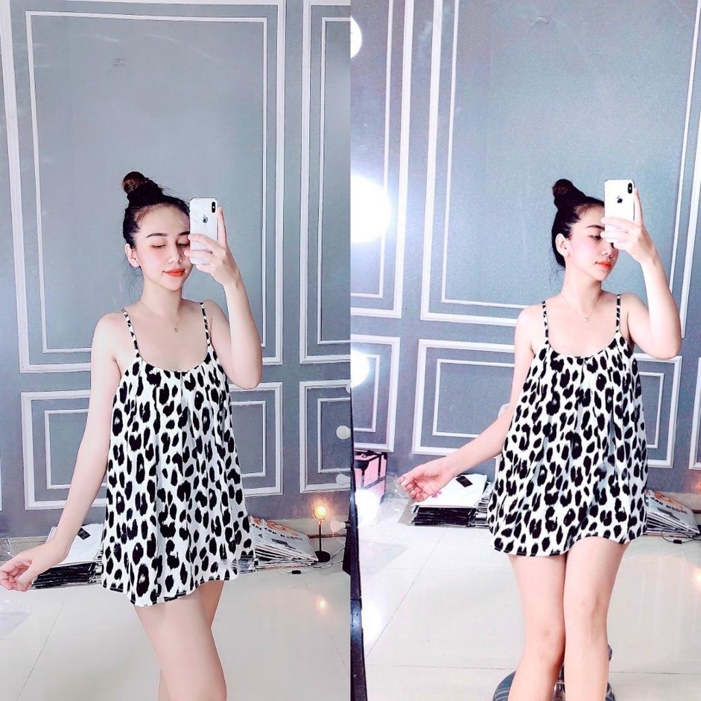 Bộ ngủ hai dây mềm mát, lụa 100d | BigBuy360 - bigbuy360.vn