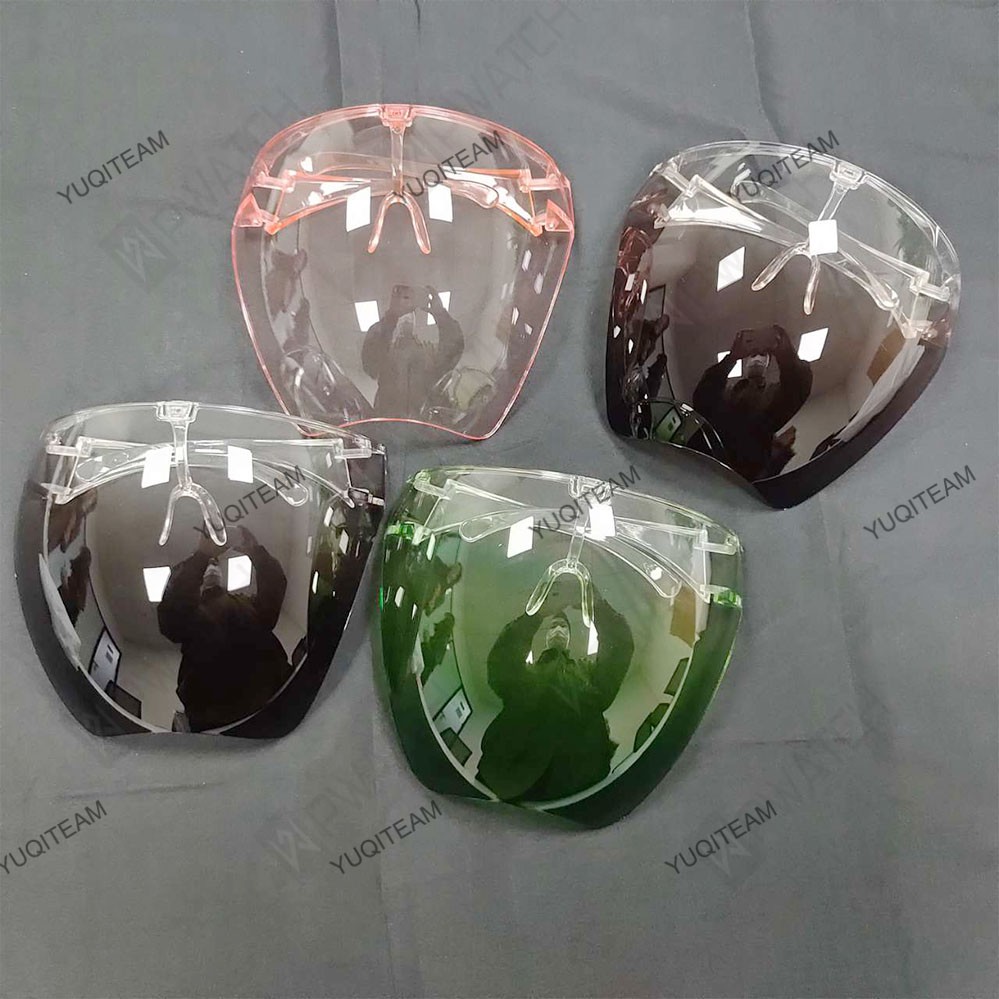[READY TO SHIP] No dizzy Oversized Full Face shield large mirror protective Blocc acrylic Visor Sunglasses Eye Shields goggles.UPBEST | BigBuy360 - bigbuy360.vn