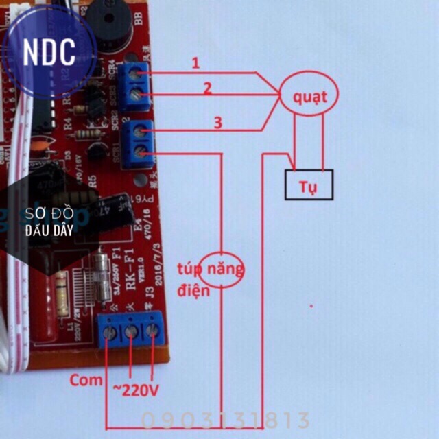 【Xác thực】 [Mã ELFLASH3 hoàn 10K xu đơn 20K] [Bản Tiếng Anh] Bộ Mạch Điều Khiển Quạt Từ Xa, Túp Năng Đài Loan