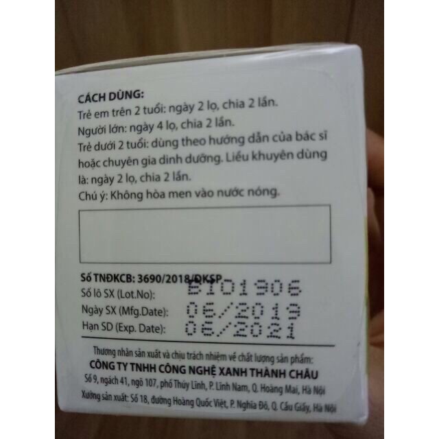 Men vi sinh Biolactomen mẫu mới (hộp 10 lọ) | BigBuy360 - bigbuy360.vn