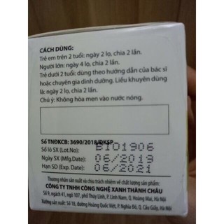 Men vi sinh Biolactomen mẫu mới (hộp 10 gói)