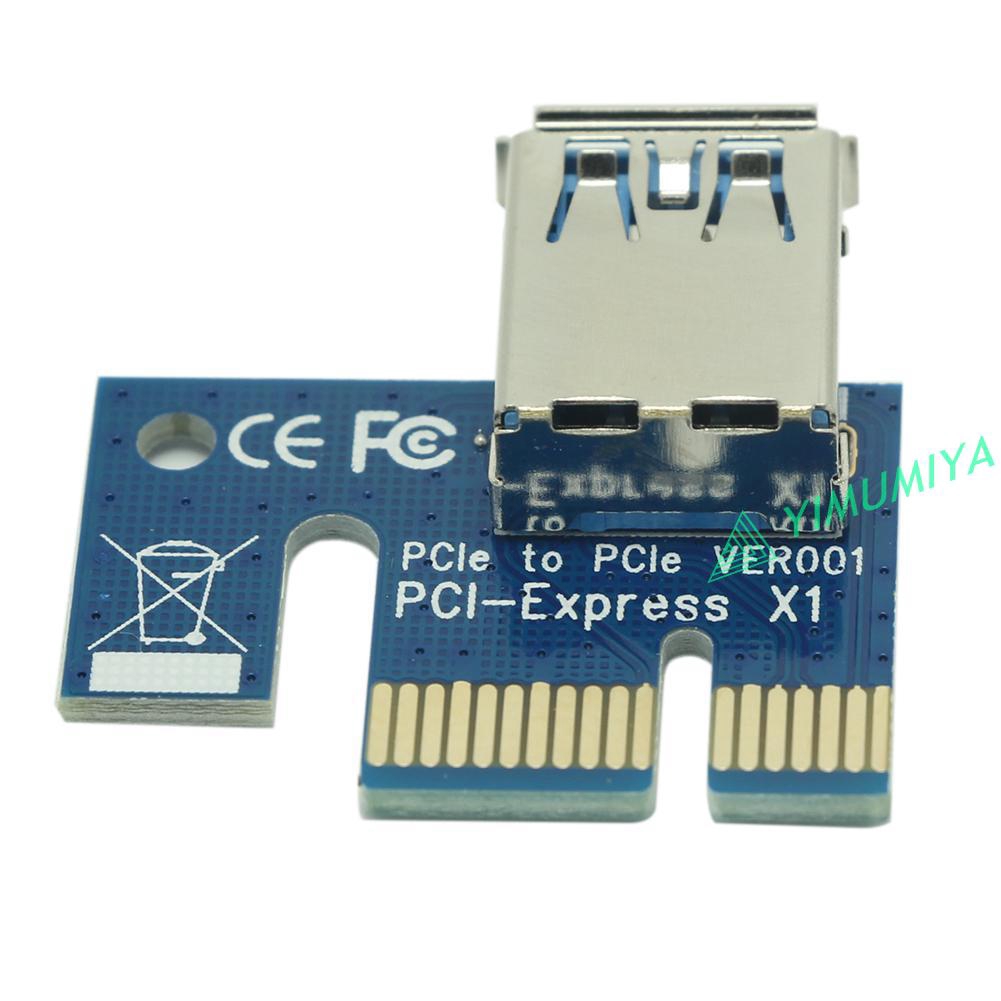 YI 4Pin PCI-E 1X to 16X BTC Mining Extender Graphic Riser Card Adapter Cable | BigBuy360 - bigbuy360.vn