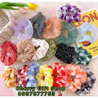 Dây Buộc Tóc Đuôi Ngựa Nhiều Màu Phong Cách Vintage Dễ Thương 2020