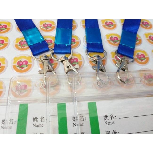 Dây treo móc thẻ rộng 1,5 cm có thể được in logo