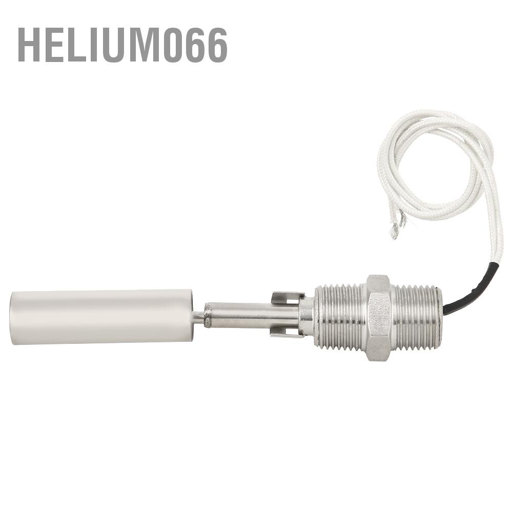 Helium066 Liquid Water Level Float Sensor Switch Side Mounted 304 Stainless Steel 1/2NPT Male Thread DC0-110V