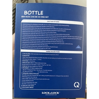 Bình nước lock&lock có tay cầm cho bé(270ml)