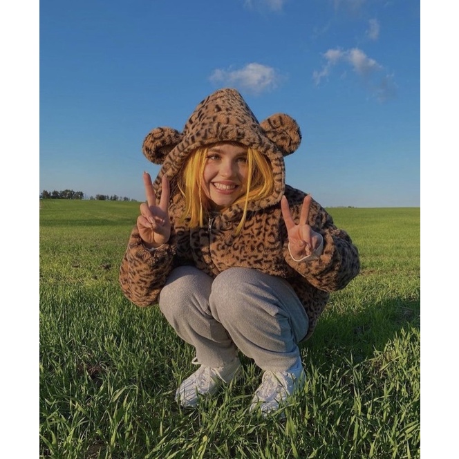 Cheetah Fur Jacket (Áo khoác da báo lông)