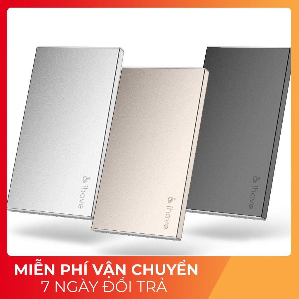 ⚡️Sạc Dự phòng ihave vỏ nhôm  5000 mah