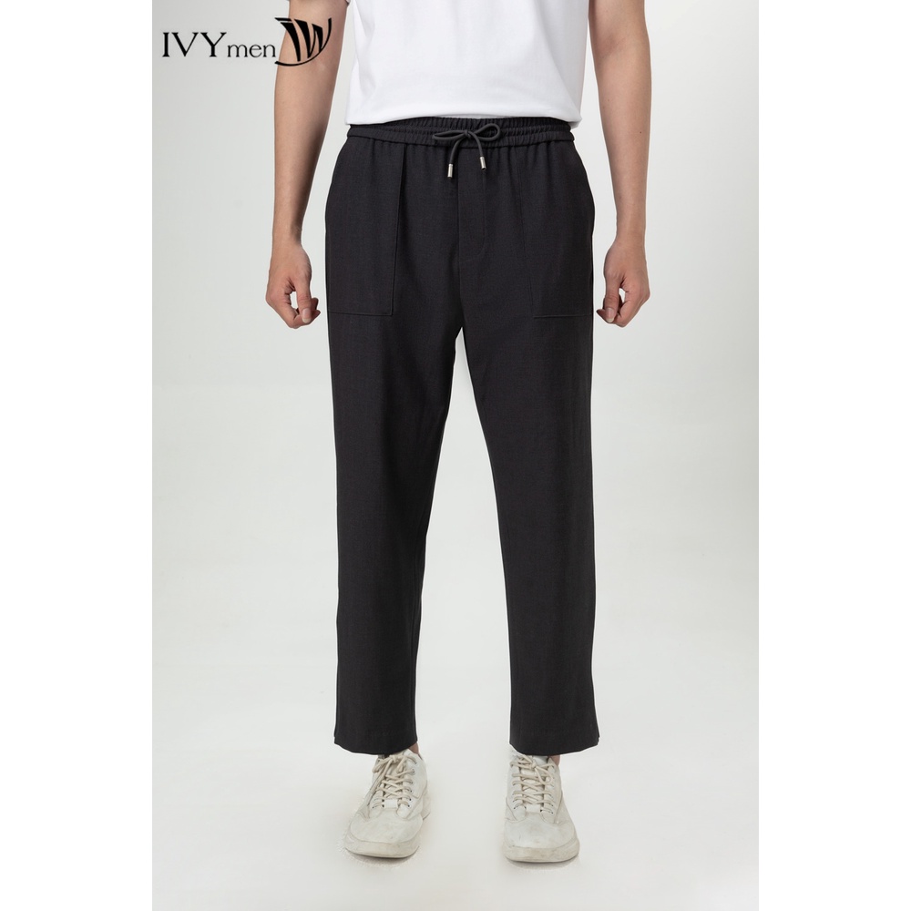 Quần dài nam mix khóa kéo IVY moda MS 22E3066